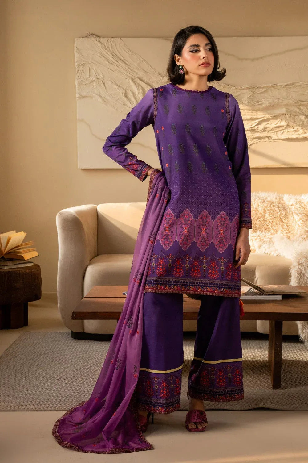 Maryum N Maria | Nazm Collection | WILLOW - MS50470 - Aqsa Fabrics