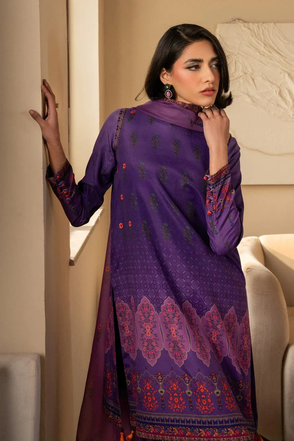 Maryum N Maria | Nazm Collection | WILLOW - MS50470 - Aqsa Fabrics