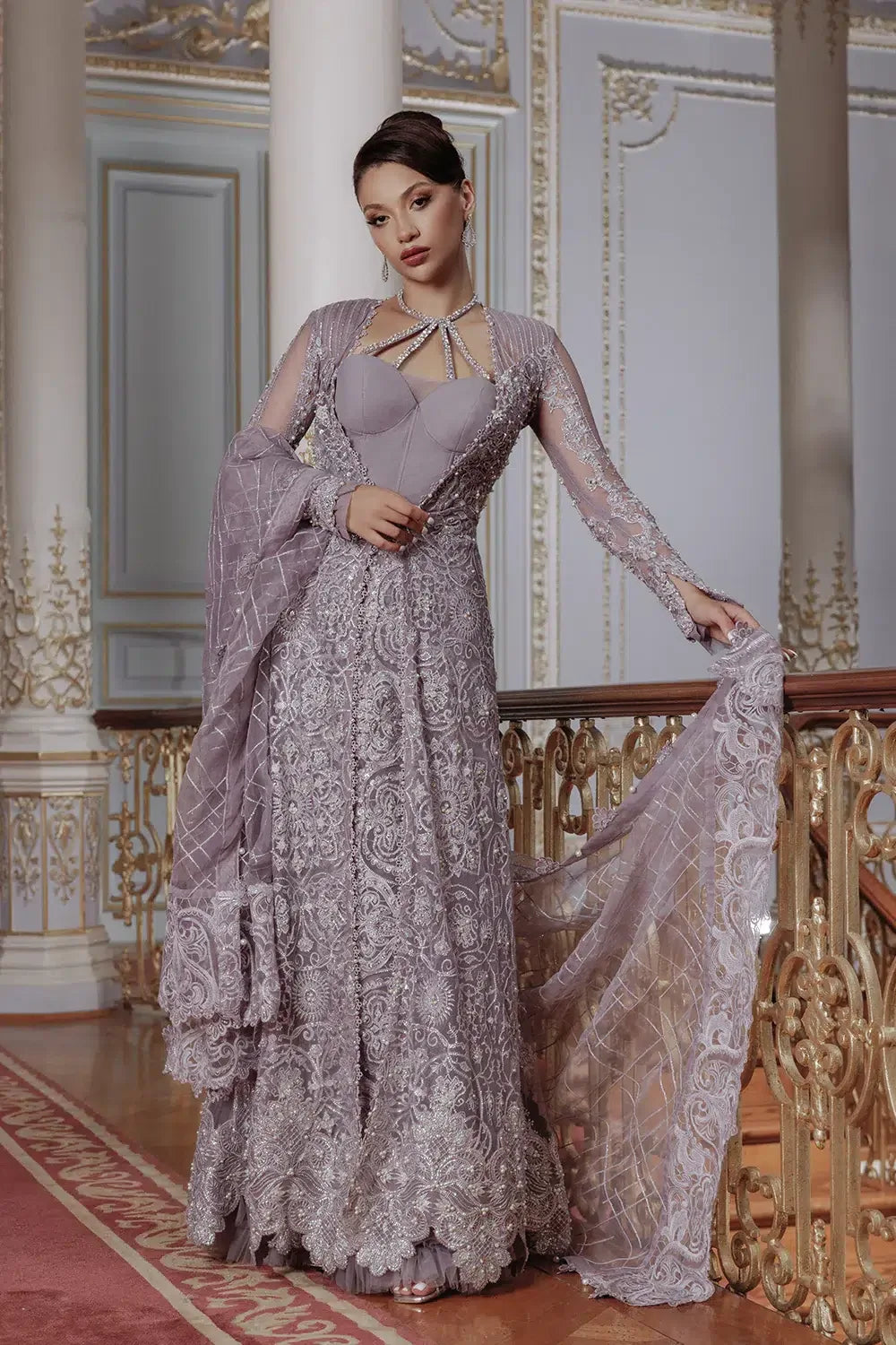 Saira Rizwan | Lumiere Festive 23 | MIA SR-02 - Aqsa Fabrics