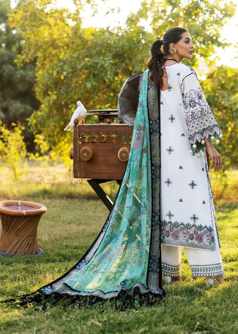 Sadaf Fawad Khan | Siraa Lawn 25 | PALM ISLAND - B - Aqsa Fabrics
