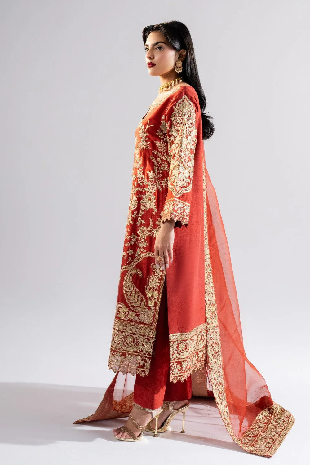 Maryum N Maria | Luna Formals | ZAHARI - Aqsa Fabrics
