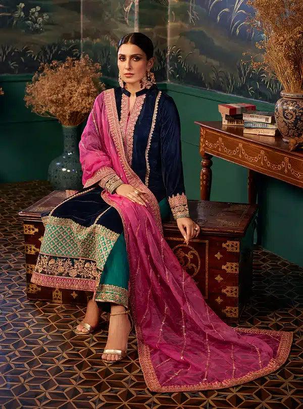 Zainab Chottani | Luxury Velvet Collection 23 | Amira - Aqsa Fabrics