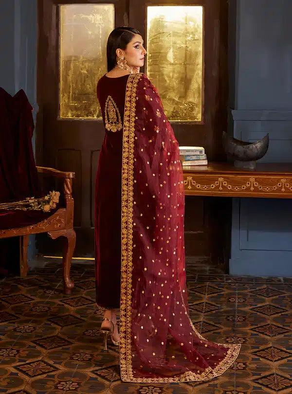 Zainab Chottani | Luxury Velvet Collection 23 | Ziba - Aqsa Fabrics