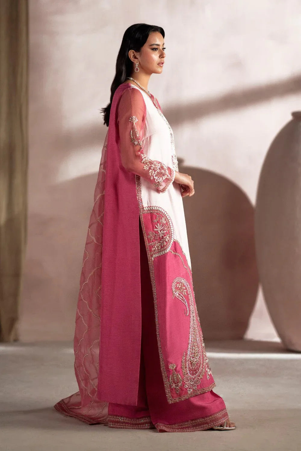 Maryum N Maria | Luna Formals | ZARI - Aqsa Fabrics