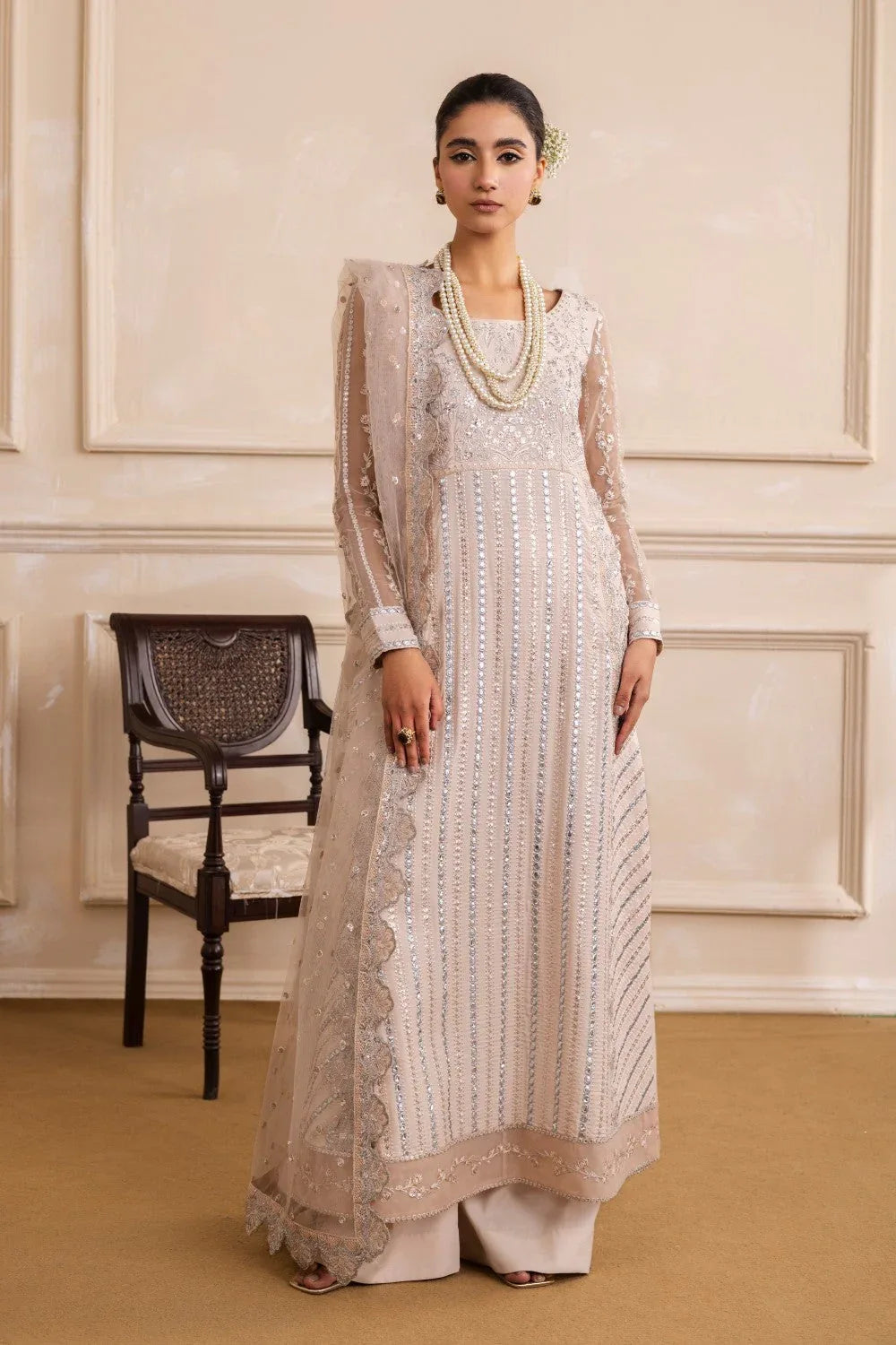 Maryum N Maria | Izara Formals | ZAYNA - MW40037 - Aqsa Fabrics